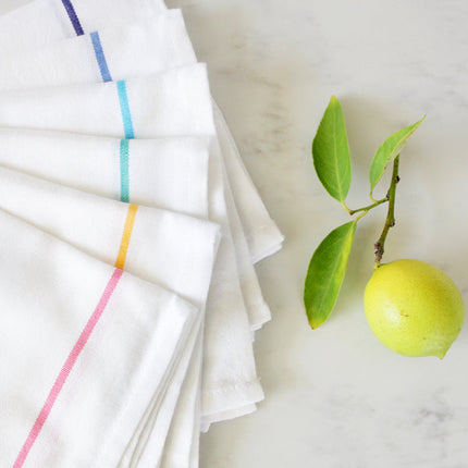 White Stripe Napkin-0