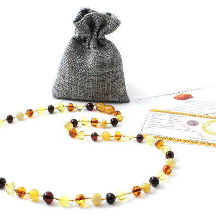 NBAP-7 Authentic Amber Multicolor Necklace for Men-1