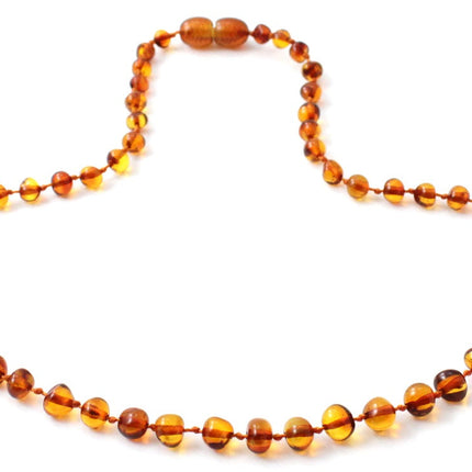 NBBP-3 Baltic Amber Cognac Kids Necklace-3