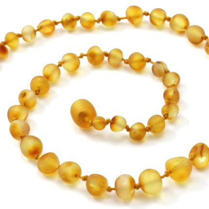 Amber Honey Raw Children Necklace-0