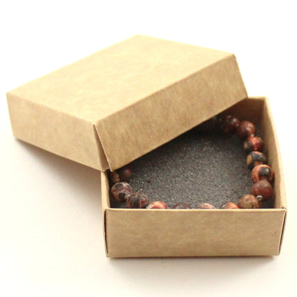Leopardskin Jasper Gemstone Knotted Pink Anklet Bracelet-1