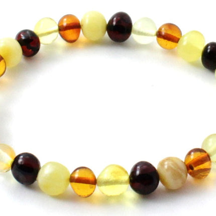 Amber Polished Stretch Bracelets for Adults-0