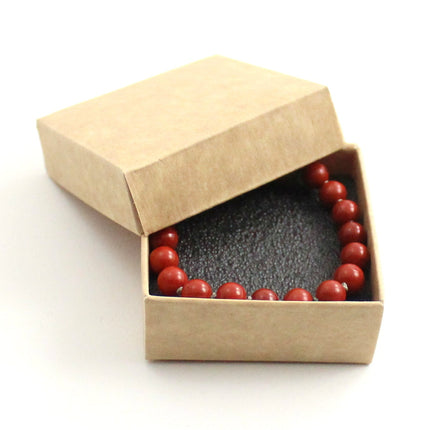 Jasper Gemstone Knotted Red Anklet Bracelet-1