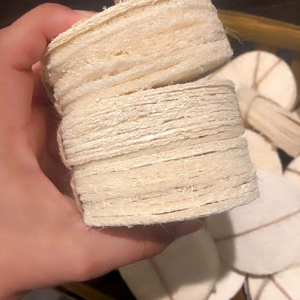 Natural Loofah Pads 5-pcs-3