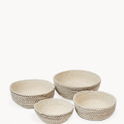 Amari  Round Bowl - Brown (Set of 4)-0