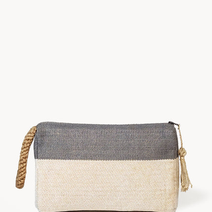 Block A Clutch - Gray-0