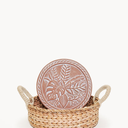 Bread Warmer & Basket - Plant Round-0