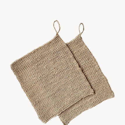 Hemp Washcloth (Set of 2)-0