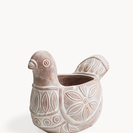 Terracotta Pot - Spotted Dove-0