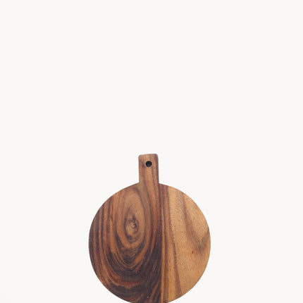 Wooden Round Serving Board - Small-0