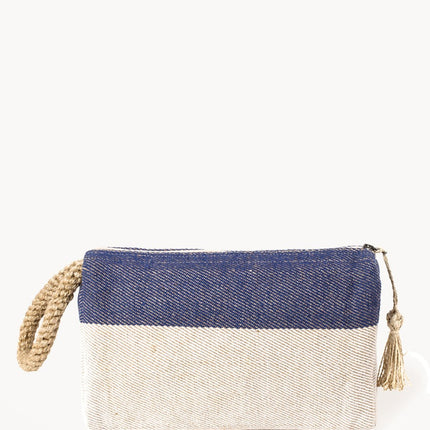 Block A Clutch - Blue-0