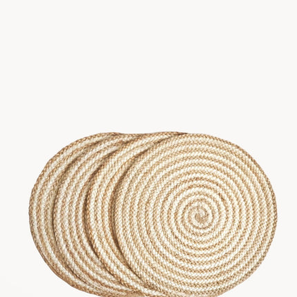 Kata Spiral Placemat - Natural (Set of 4)-0