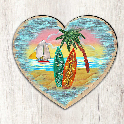 Coastal Heart Tree and Wall Decor by G. DeBrekht - Designocracy - 8198731M-0