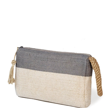 Block A Clutch - Gray-2