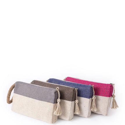 Block A Clutch - Brown-3