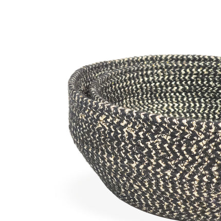 Glitter Bowl - Black (Set of 2)-4