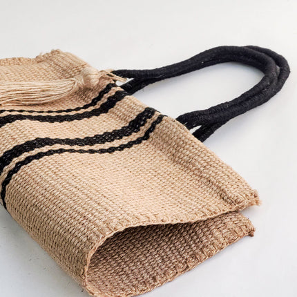 Naya Jute Tote Bag - Natural-3