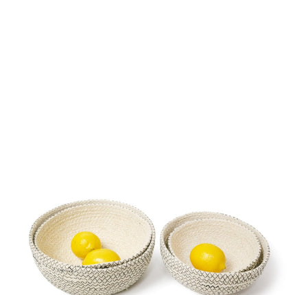 Amari  Round Bowl - Black (Set of 4)-4
