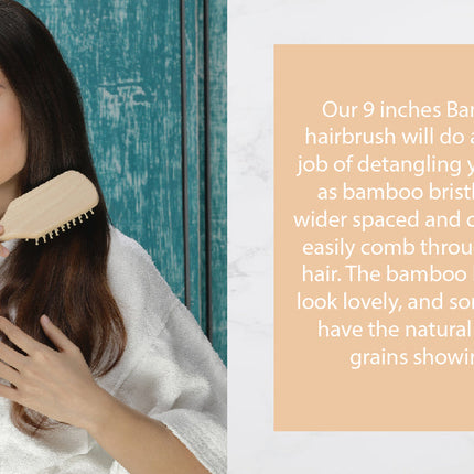 Wooden Detangling Hair Brush-2