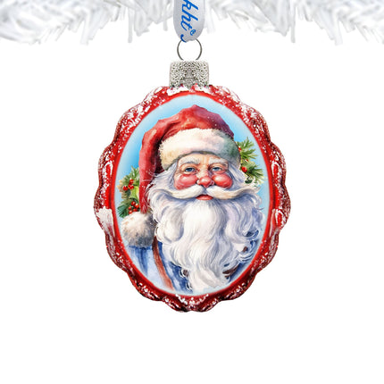Saint Nick Mercury Glass Ornaments by G. Debrekht - Christmas Santa Snowman Decor - 776032-2