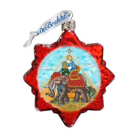 Gaspar Three Kings Mercury Glass Ornament by G. DeBrekht - Nativity Holiday Decor - 772014-4