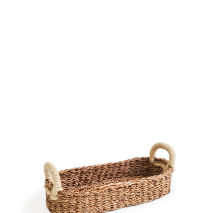 Savar Bread Basket with White Handle-5