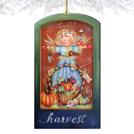 Thankful Harvest Wooden Ornaments by Jamie Mills-Price Thanksgiving Decor - 8611076-MP-3