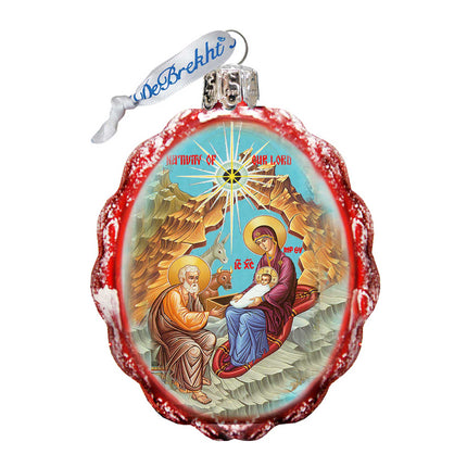 The Nativity Glass Ornament, Nativity Inspirational Decor - 772025-2