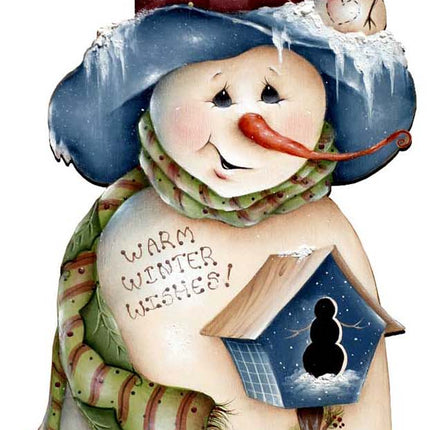 Freezing Frank Christmas Door Decor by Jamie Mills-Price - Christmas Santa Snowman Decor - 8457515H-4