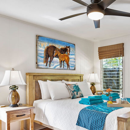 Horses Art Wooden Wall Art by Nature Wonders - Nature Wildlife Decor  - 95218B-4