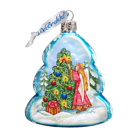 Angelic Tree Mercury Glass Ornament by G. DeBrekht - Nativity Holiday Décor - 773020-4