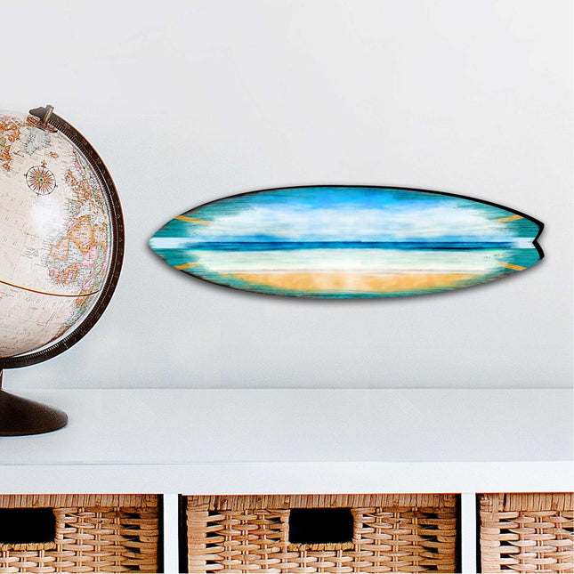 Ocean Surfboard Coastal Outdoor Decor Large Ornament by G. DeBrekht - Coastal Holiday Decor - 8490102MS-0
