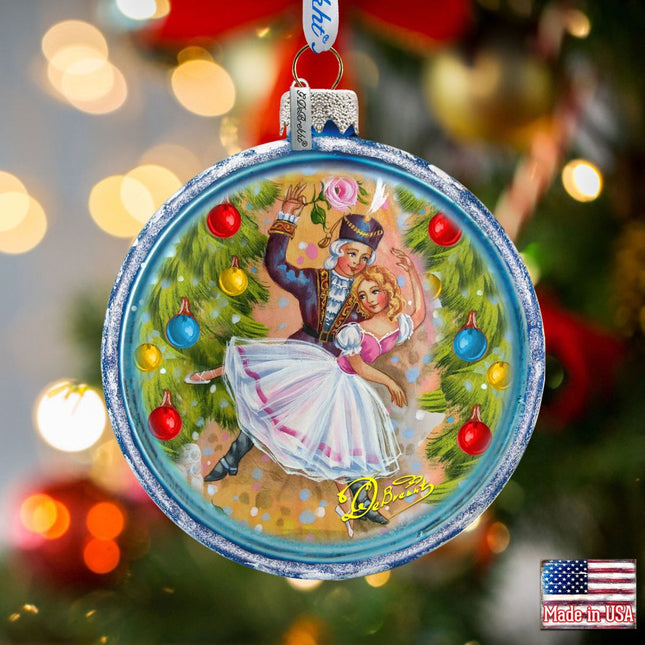 Christmas Ballet Glass Ornament by G. DeBrekht - Christmas Decor - 764-138-0