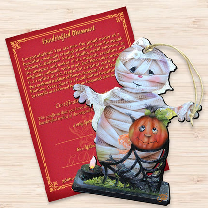 Some Mummy Loves You Wooden Ornaments by Jamie Mills-Price - Thanksgiving Halloween Decor - 8457406-3