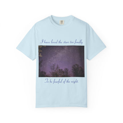 Unisex Starry Night T-Shirt - "I have loved the stars too fondly" Quote