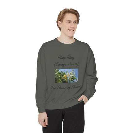 Unisex Ylang Ylang Sweatshirt - Floral Design & Comfort
