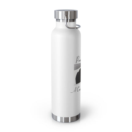 Proud Cat Parent Vacuum Insulated Bottle - 22oz | Perfect for Cat Lovers