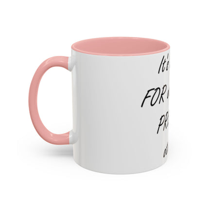 Peace Quote Mug – “Pray, Don’t Prey” – 11oz Accent Drinkware