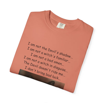 Unisex Cat-Themed T-Shirt – "Please Don't Hurt Me" Design