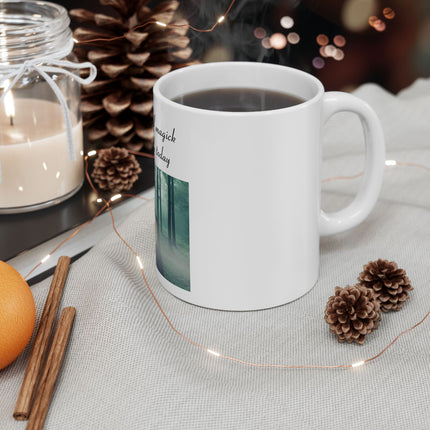 Magick Forest Ceramic Mug — "May a little bit of magick float into your life today"
