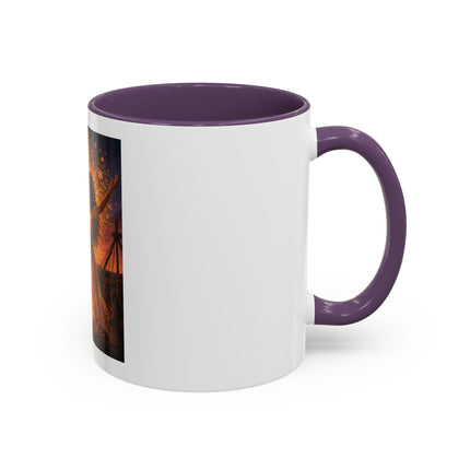 Mug — Pagan Bonfire Coffee Mug with Inspirational Beltane Quote