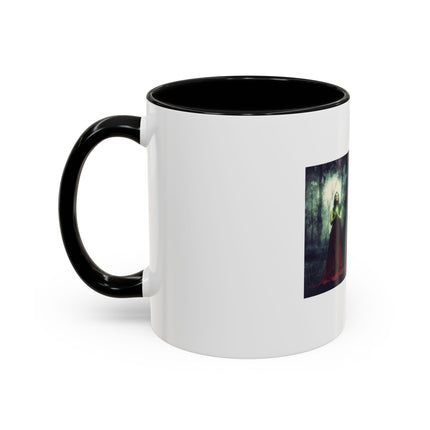Blessed Be the Witches Accent Coffee Mug — Witchcraft Poem, Gothic Pagan Gift