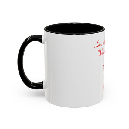 Rumi Quote Accent Mug — “Love is the whole thing. We are only pieces.”