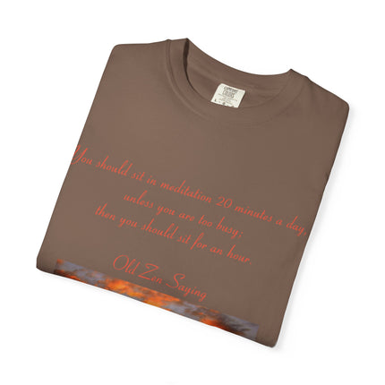Serene Meditation Quote T-Shirt for Mindfulness Enthusiasts