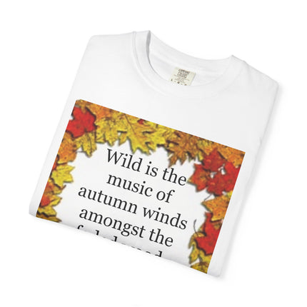 Wordsworth Autumn Quote T-Shirt