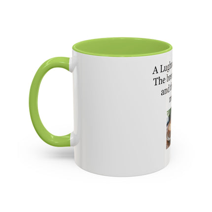 Lughnasadh Feast Mug — "The bread, the brew, and the bilberry mousse!" Accent Coffee Cup