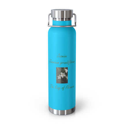 Jasmine Floral Insulated Bottle - 22oz Stainless Steel Travel Flask