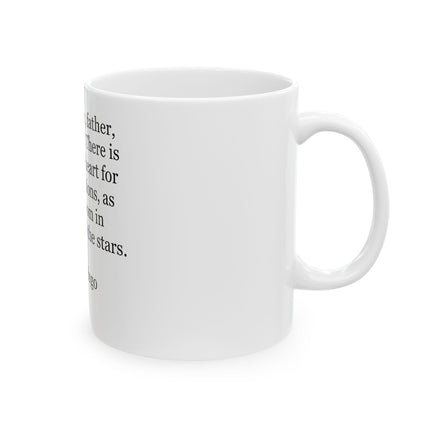 Victor Hugo Quote Ceramic Mug — Inspirational Literary Coffee Mug (11oz & 15oz)
