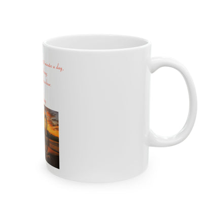 Zen Meditation Ceramic Mug — "You should sit in meditation 20 minutes a day..." Inspirational Mindfulness Coffee Cup (11oz, 15oz)