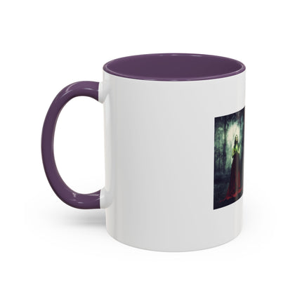 Blessed Be the Witches Accent Coffee Mug — Witchcraft Poem, Gothic Pagan Gift